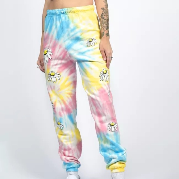 NWOT Zumiez Tie Dye Sweatpants - Picture 1 of 6